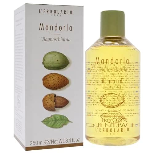 L'Erbolario Moisturizing Body Wash for Dry & Sensitive Skin 8.4 oz | Nourishing Almond & Amber thumbnail 3