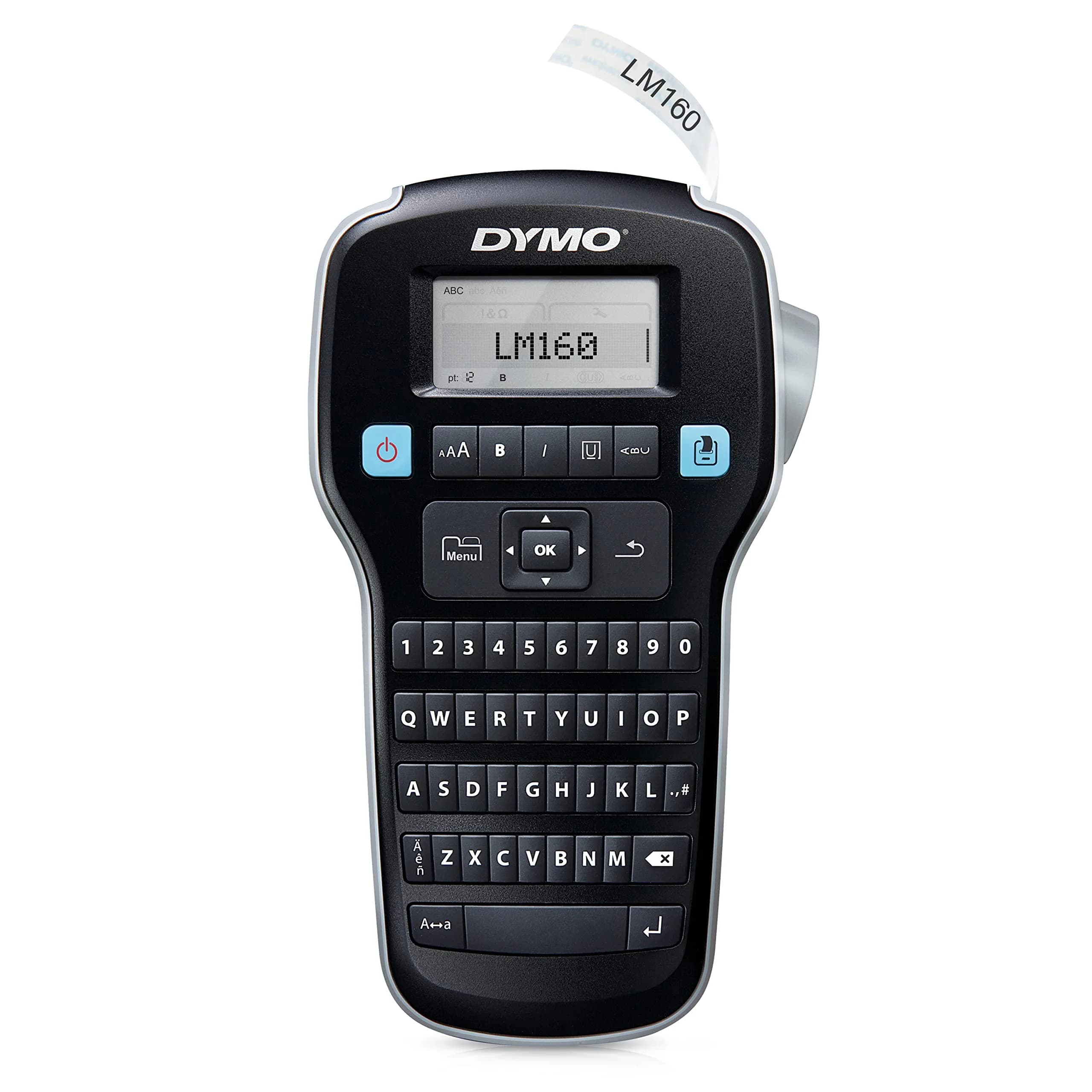 DYMO LabelManager 160 Portable Label Maker | QWERTY Keyboard, Large Display, Black - view 2