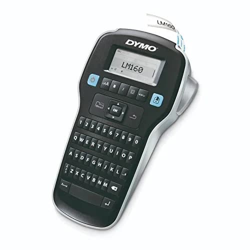 DYMO LabelManager 160 Portable Label Maker | QWERTY Keyboard, Large Display, Black thumbnail 3
