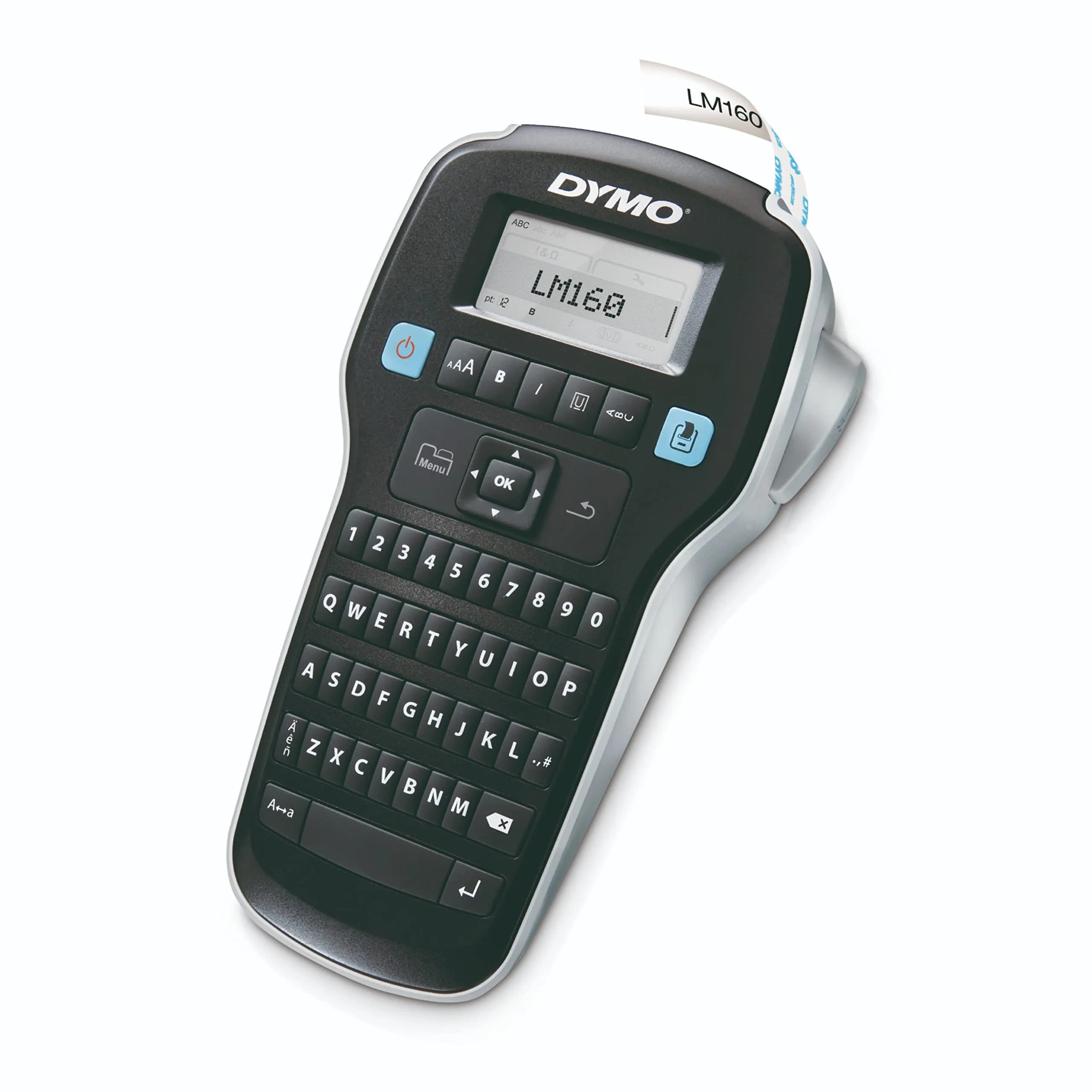 DYMO LabelManager 160 Portable Label Maker | QWERTY Keyboard, Large Display, Black - view 3