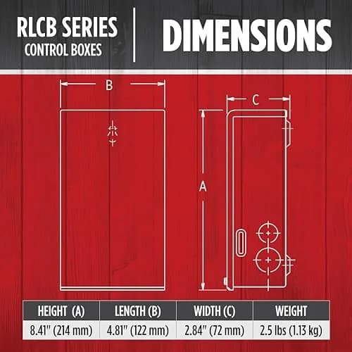 Red Lion Control Box for 4" Submersible Well Pumps | 3/4 HP, 230V, Weather-Resistant thumbnail 2