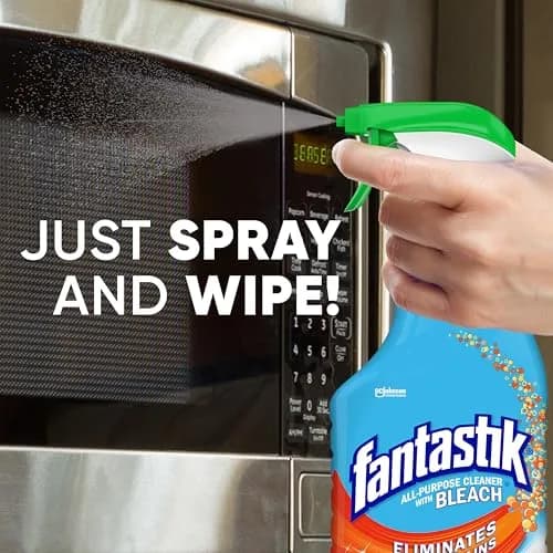 Fantastik All Purpose Cleaner with Bleach 946ml (32 Fl Oz) | Cleans Grease, Mold & Stains thumbnail 5