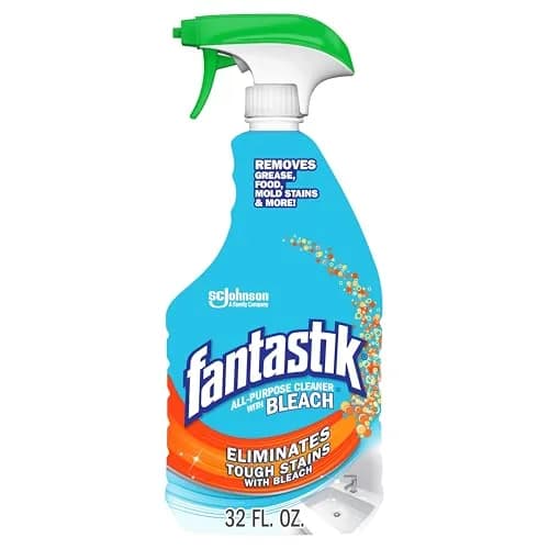 Fantastik All Purpose Cleaner with Bleach 946ml (32 Fl Oz) | Cleans Grease, Mold & Stains thumbnail 1