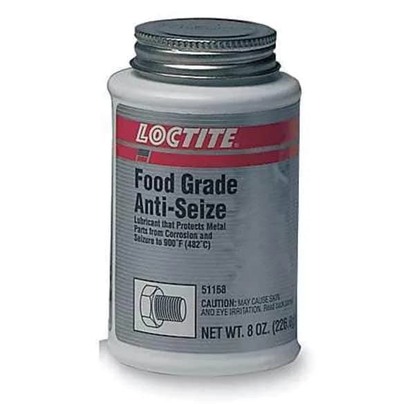 Loctite LB 8014 Food Grade Anti-Seize Lubricant 237ml (8 fl. oz.) Brush Top Can | Prevents Seizing & Galling thumbnail 3