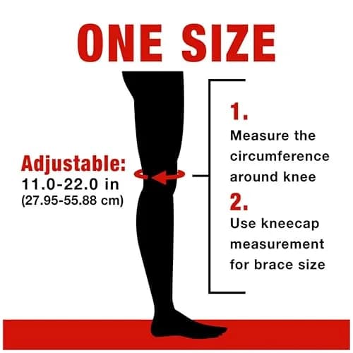 ACE Brand Adjustable Knee Brace with Side Stabilizers & Compression 1 Unit | FDA Approved Orthopedic Brace for Arthritis & Joint Pain thumbnail 6