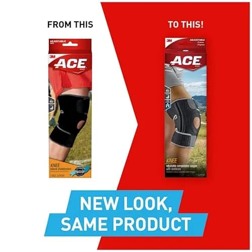 ACE Brand Adjustable Knee Brace with Side Stabilizers & Compression 1 Unit | FDA Approved Orthopedic Brace for Arthritis & Joint Pain thumbnail 3