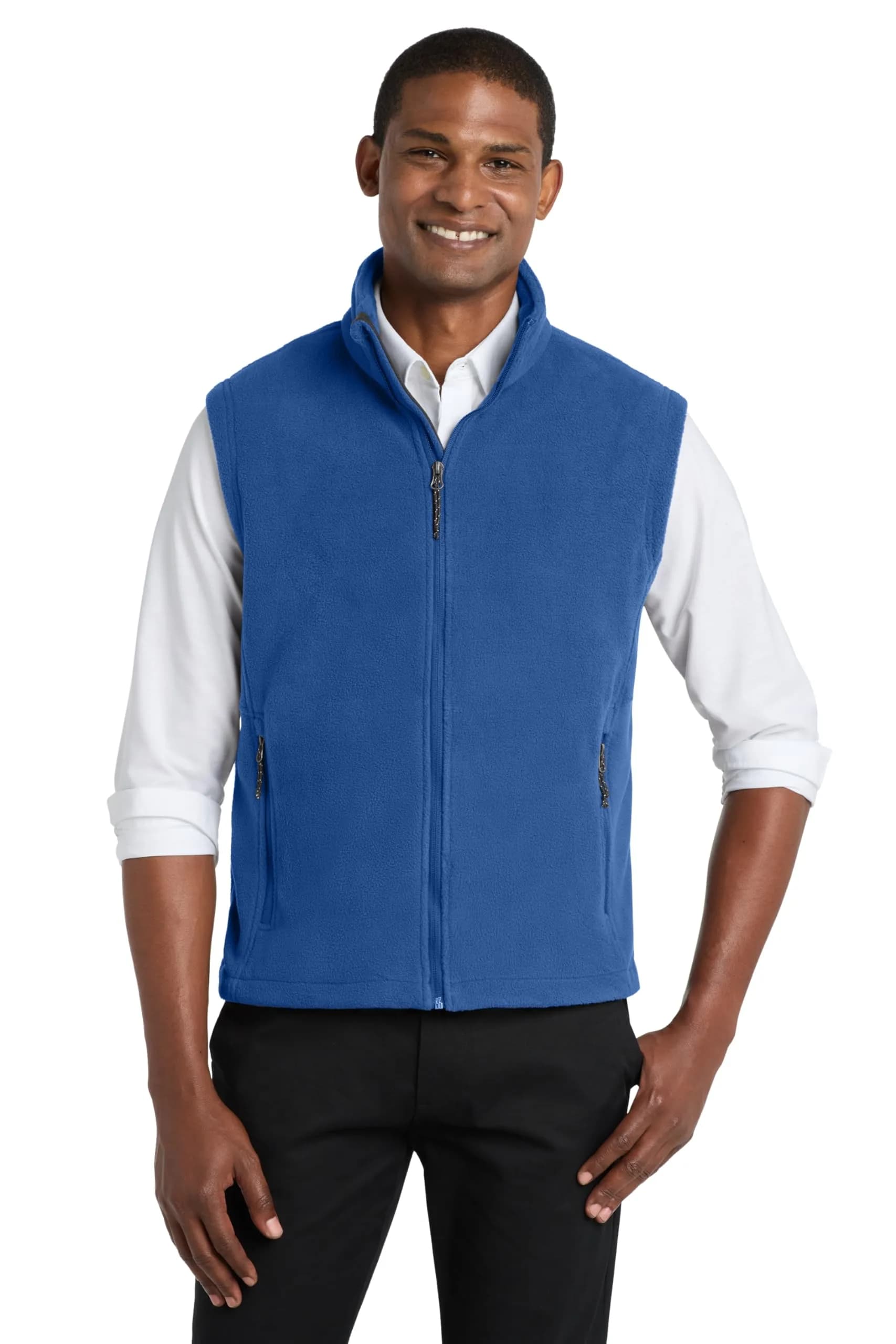 Port Authority Fleece Vest | Weather-Ready, Durable Polyester, Unisex, Medium, True Royal