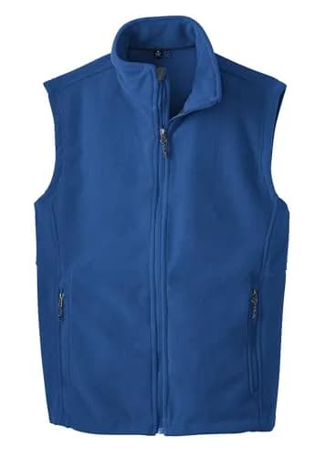 Port Authority Fleece Vest | Weather-Ready, Durable Polyester, Unisex, Medium, True Royal thumbnail 4