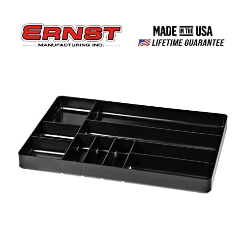 Ernst Manufacturing 10 Compartment Drawer Organizer Tray 40.2cm (16 Inches) | Stackable, Fuel & Solvent Resistant for Automotive Tools thumbnail 8