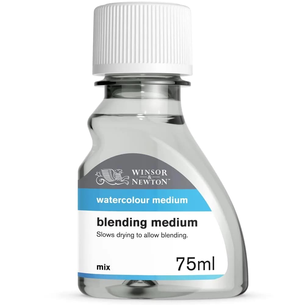 Winsor & Newton Watercolor Blending Medium 75ml (2.5 Fl Oz) | Extends Working Time for Smoother Blends - main product image