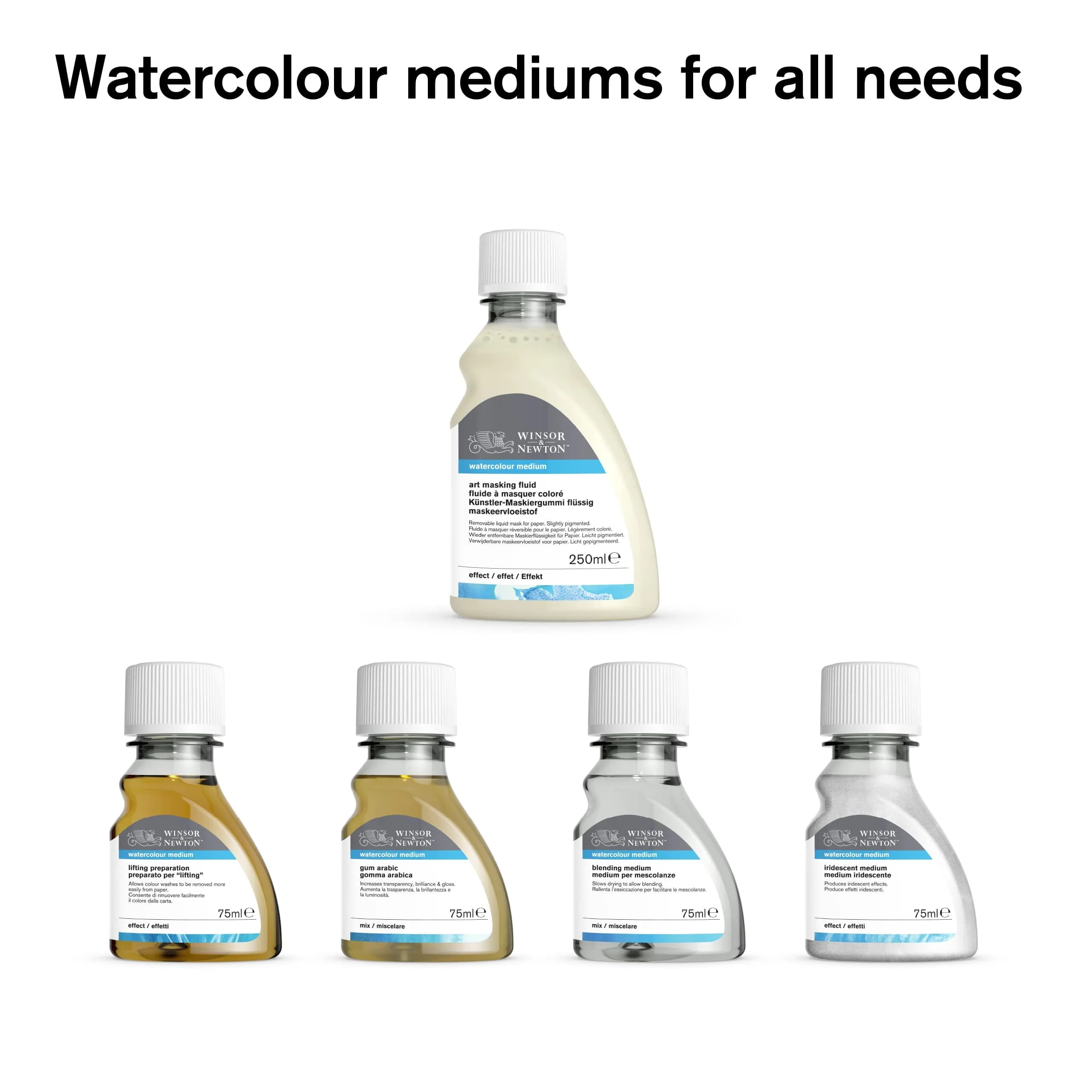 Winsor & Newton Watercolor Blending Medium 75ml (2.5 Fl Oz) | Extends Working Time for Smoother Blends - view 7