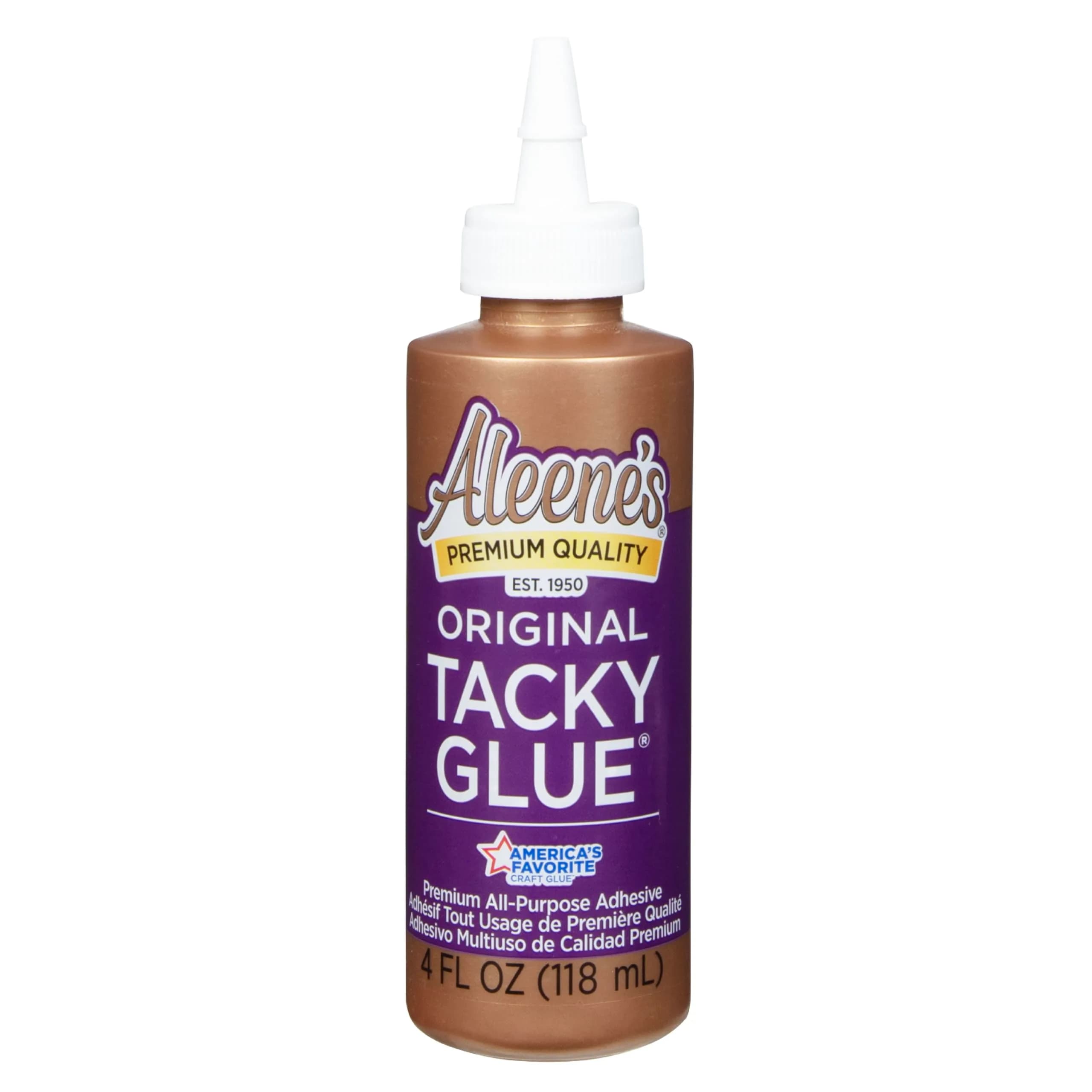 Aleene's Original Tacky Glue 118ml (4 fl oz) | Non-Toxic Craft Adhesive — White