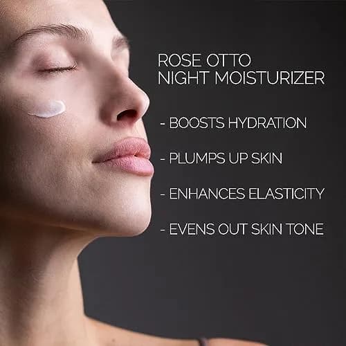 Alteya Organic Night Moisturizer 1.7 Fl Oz | Organic Bulgarian Rose Oil Night Cream for Skin Repair thumbnail 6