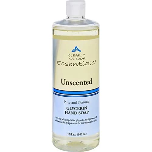Clearly Natural Unscented Liquid Glycerine Hand Soap Refill 946ml (32 Fl Oz) (Pack of 2) | Gentle Hydration for Dry Skin thumbnail 1