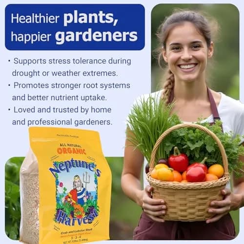 Neptune’s Harvest Organic Crab & Lobster Shell Fertilizer 12 lb | Organic Plant Food for Soil & Gardens thumbnail 5