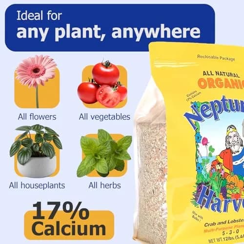 Neptune’s Harvest Organic Crab & Lobster Shell Fertilizer 12 lb | Organic Plant Food for Soil & Gardens thumbnail 3