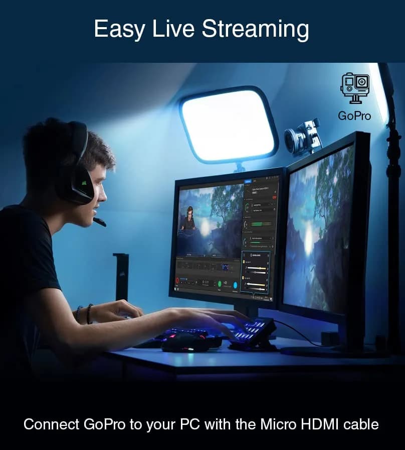 BlueRigger Micro HDMI to HDMI Cable 1.83m (6FT) | 4K@60Hz HDR 18Gbps thumbnail 8