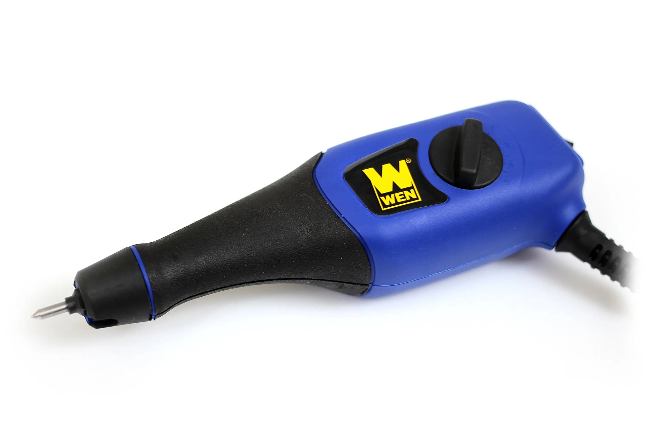 WEN 21C Variable Speed Electric Engraver Kit with Stencils,Blue | Metal, Glass, Wood & Leather Etching — Blue