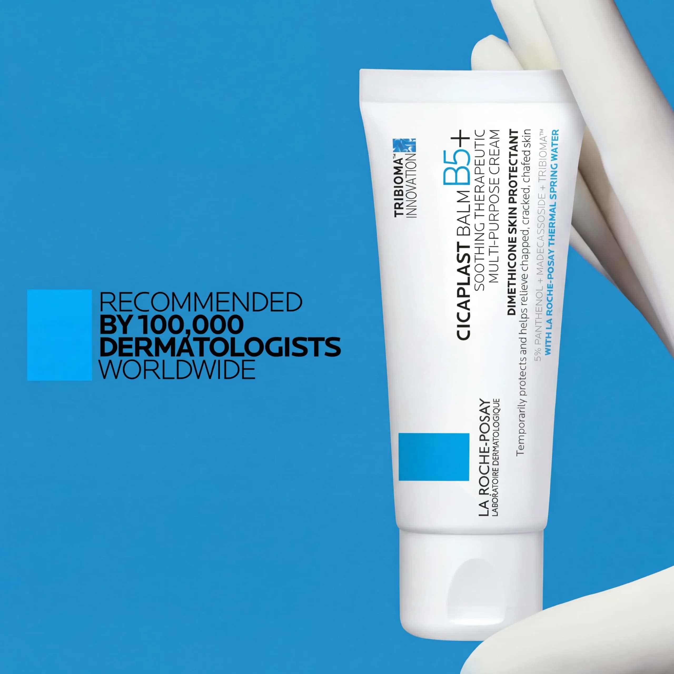 La Roche-Posay Cicaplast Balm B5 Multi-Purpose Cream for Dry & Irritated Skin, 38g (1.35 Oz) | Soothing Therapeutic Balm for Sensitive Skin - view 8