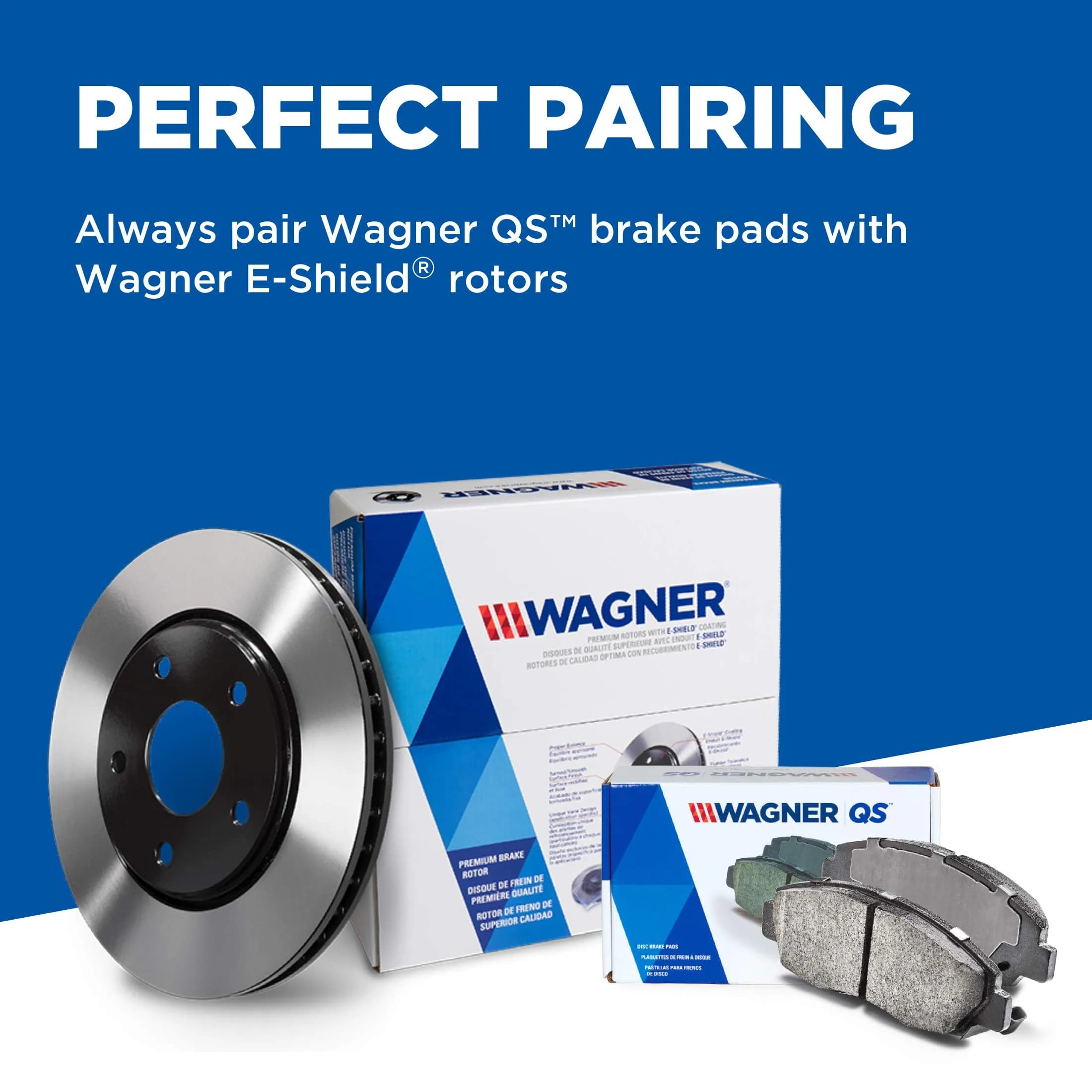 Wagner QS ZD1282 Ceramic Disc Brake Pad Set | Front Axle for Lexus LS460 (2.39 kg / 5.19 lb) - view 7