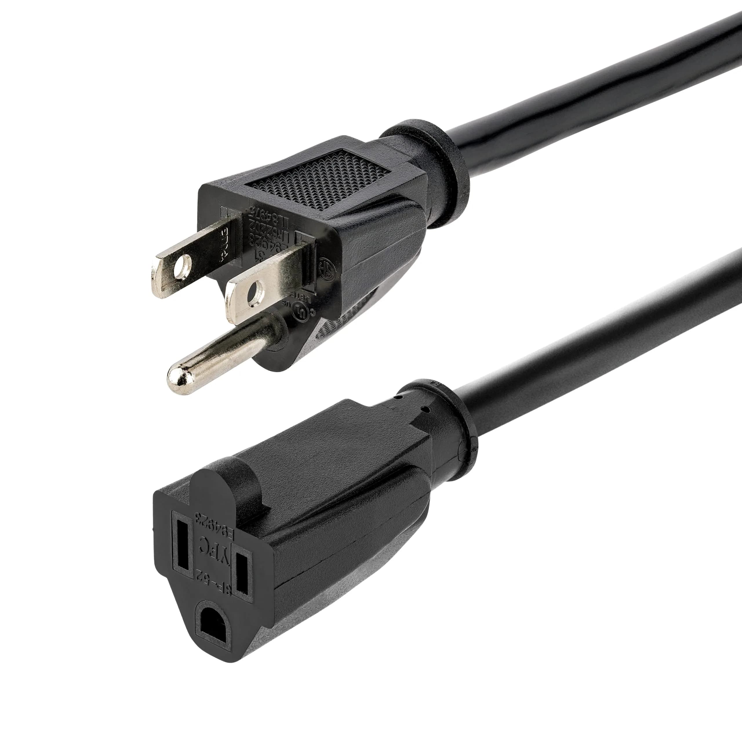 StarTech.com Heavy Duty Extension Cord 3m (10ft) 15A 125V | UL Listed Power Cable for Servers and Workstations - main product image
