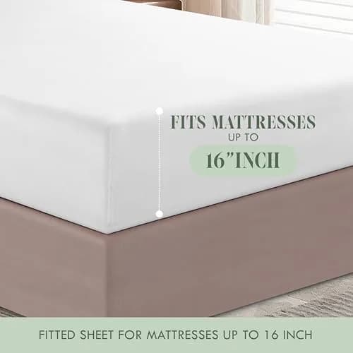 Elegant Comfort Luxury Soft 1500 King Bedding Set | Wrinkle & Fade Resistant, Deep Pocket, Microfiber thumbnail 5