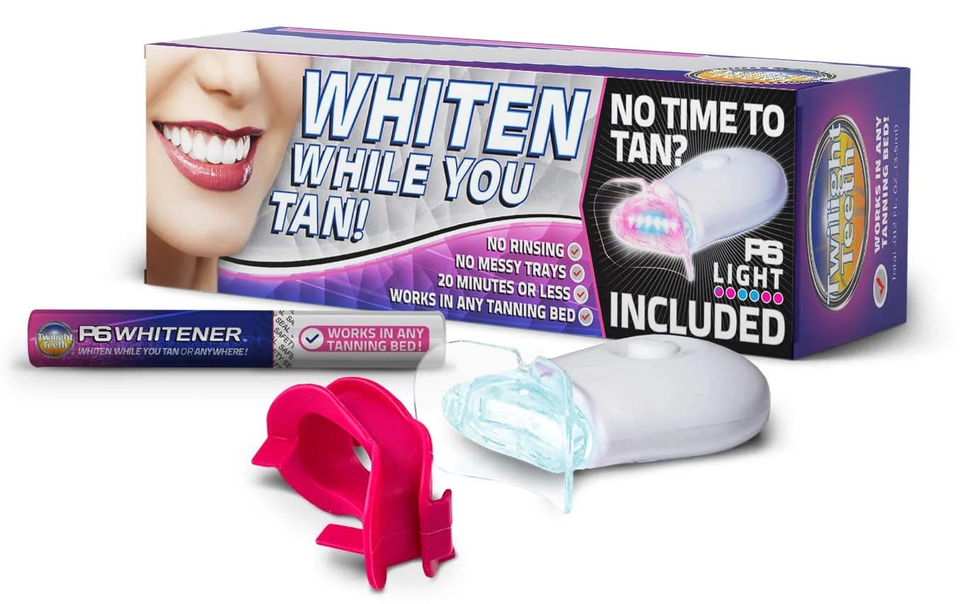 Twilight Teeth Home and Salon Whitening Kit | UV & Heat Accelerated Teeth Whitener (1 Count)