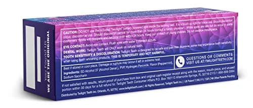 Twilight Teeth Home and Salon Whitening Kit | UV & Heat Accelerated Teeth Whitener (1 Count) thumbnail 4