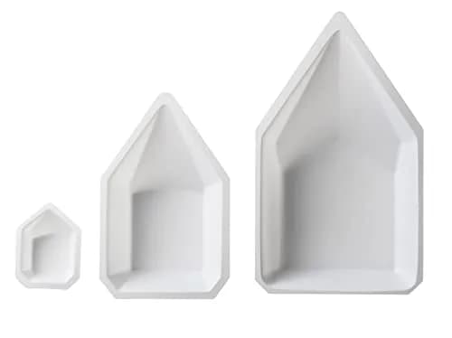 Heathrow Scientific Polystyrene Pour Boat Weighing Dishes, 14 mL (0.47 Fl Oz) Capacity, White, Pack of 500 | Lab Supply for Accurate Sample Handling thumbnail 2