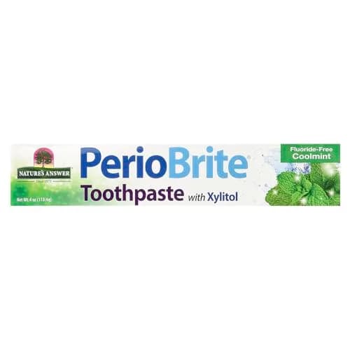 Nature's Answer PerioBrite Toothpaste 4 oz (113 g) | Fluoride-Free Whitening & Gum Health thumbnail 2
