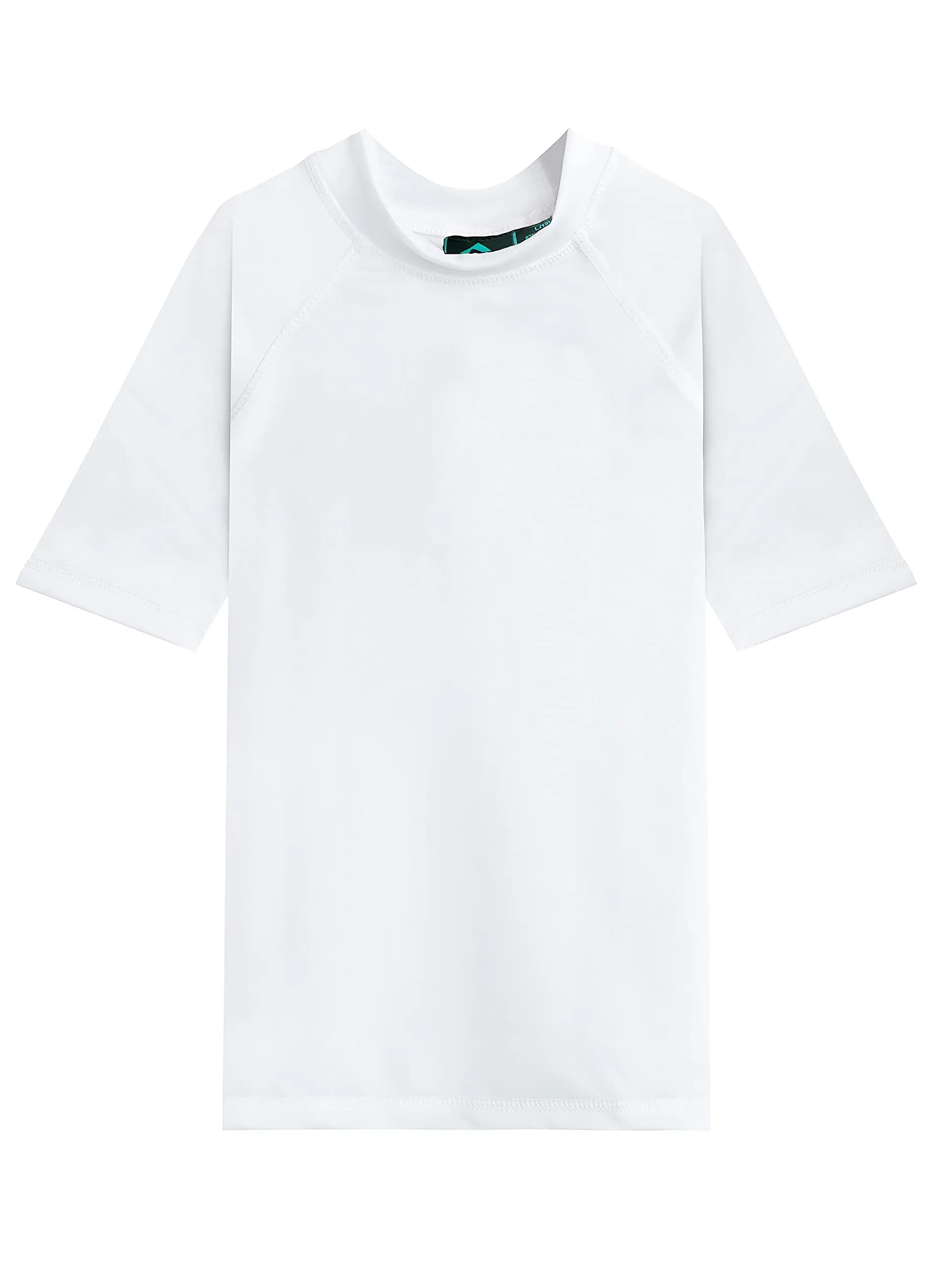 Kanu Surf Fiji UPF 50+ Sun Rashguard 2T | Quick Dry, White, Toddler Boys — White