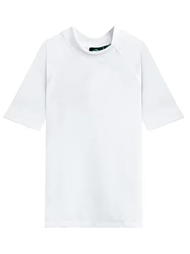 Kanu Surf Fiji UPF 50+ Sun Rashguard 2T | Quick Dry, White, Toddler Boys thumbnail 1