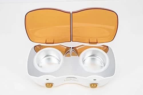GiGi Deluxe Double Wax Warmer - Hair Removal Kit, Dual Pot, Adjustable Temp, 14 oz (2) Can | Salon & Home Use thumbnail 5