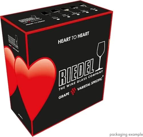 Riedel Heart to Heart Cabernet/Merlot Set of 2 | Diamond-Shaped Crystal Wine Glasses Dishwasher Safe thumbnail 4