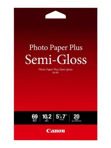 Canon Photo Paper Plus Semi-Gloss 5" x 7" | Gallery & Portrait Prints (20 Sheets) thumbnail 1