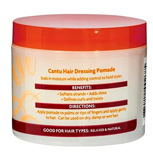 Cantu Shea Butter Hair Dressing Pomade, 4 Oz | Moisturizes & Defines Curly Hair thumbnail 2
