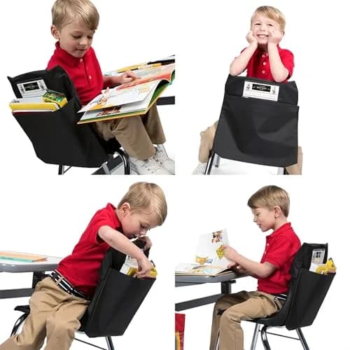 Seat Sack Student Chair Storage Pocket - 15" | Durable Over-the-Chair Organizer for Classrooms thumbnail 7