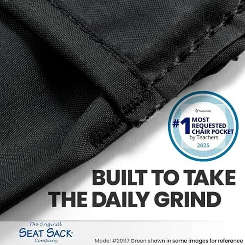 Seat Sack Student Chair Storage Pocket - 15" | Durable Over-the-Chair Organizer for Classrooms thumbnail 3