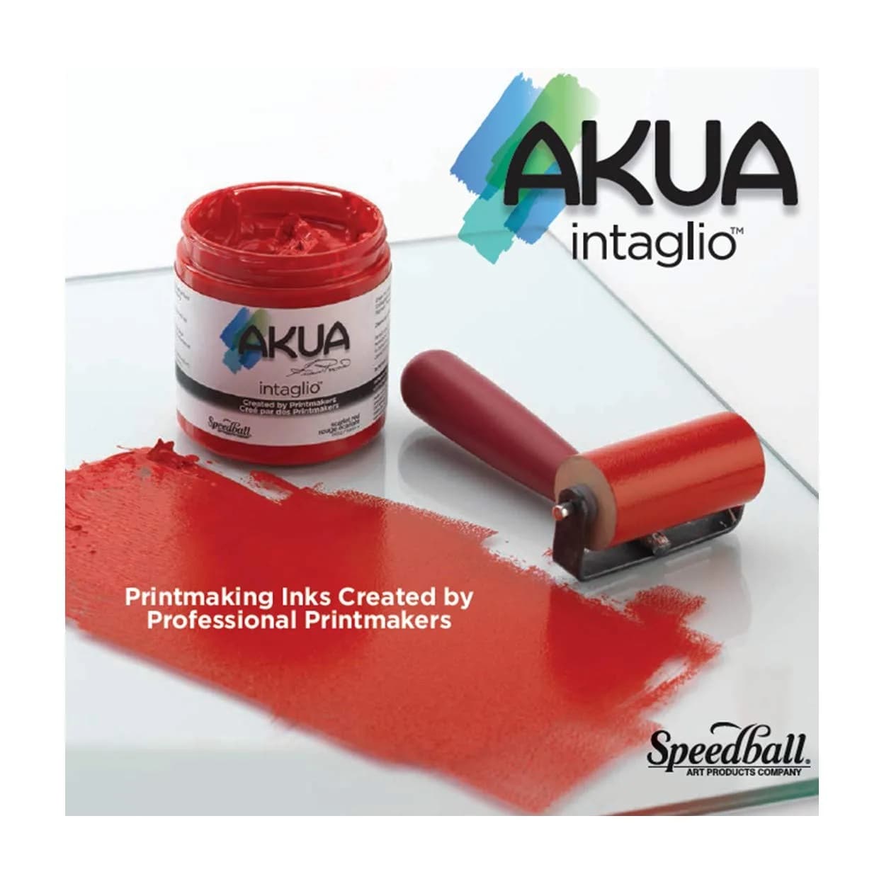 Akua Intaglio Water-Based Ink, Red Oxide, 240ml (8.1 fl oz) | AP Certified Non-Toxic - view 3