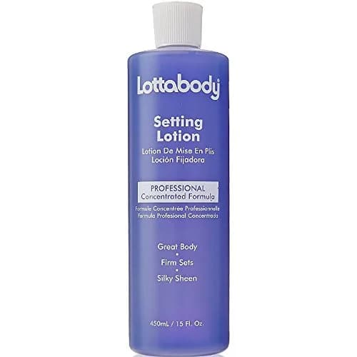 Lottabody Setting Lotion, 15 Fl Oz | Fast Drying Firm Hold for Natural & Relaxed Hair thumbnail 1