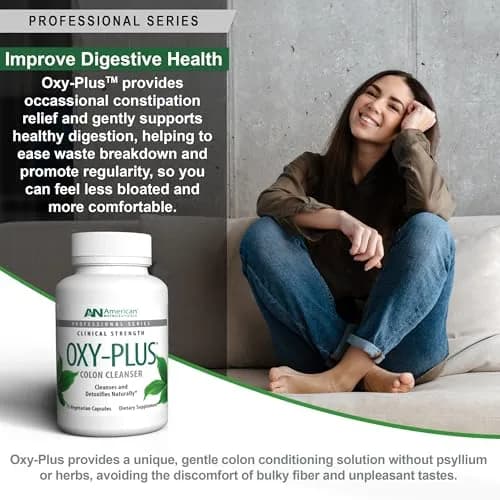 American Nutriceuticals Oxy-Plus Colon Cleanse Detox 75 Capsules | Fast Relief & Heavy Metal Removal thumbnail 6