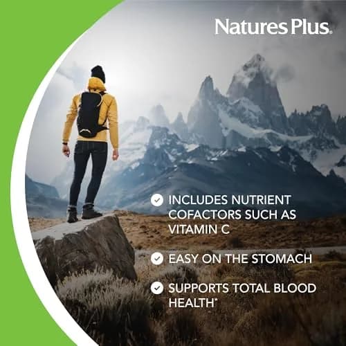 NaturesPlus Hema-Plex Iron 3 Pack | 85 mg Chelated Iron + Vitamins for Healthy Blood thumbnail 3