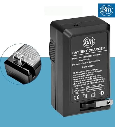 BM Premium NB-10L Battery & Charger Kit for Canon SX60 HS, SX50 HS, G1X, G3X, G15, G16 Cameras | 2 Batteries & USB Charger thumbnail 6