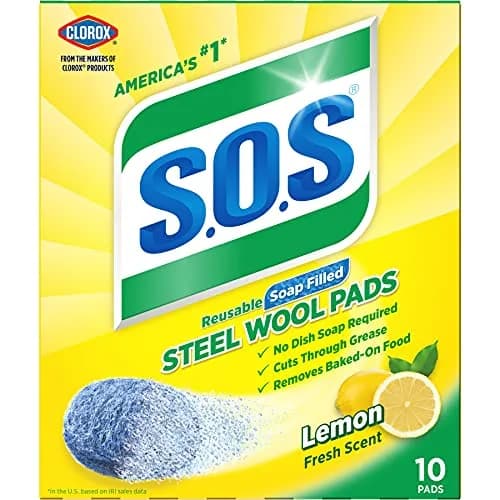 S.O.S Steel Wool Soap Pads Lemon Fresh 60 Count | Tough on Grease, Gentle on Hands thumbnail 5