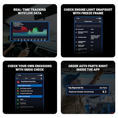 BlueDriver Bluetooth Pro OBDII Scan Tool for iPhone & Android | Diagnose Check Engine, ABS, SRS, Airbag & 7000+ Issues on Vehicles 1996+ thumbnail 8