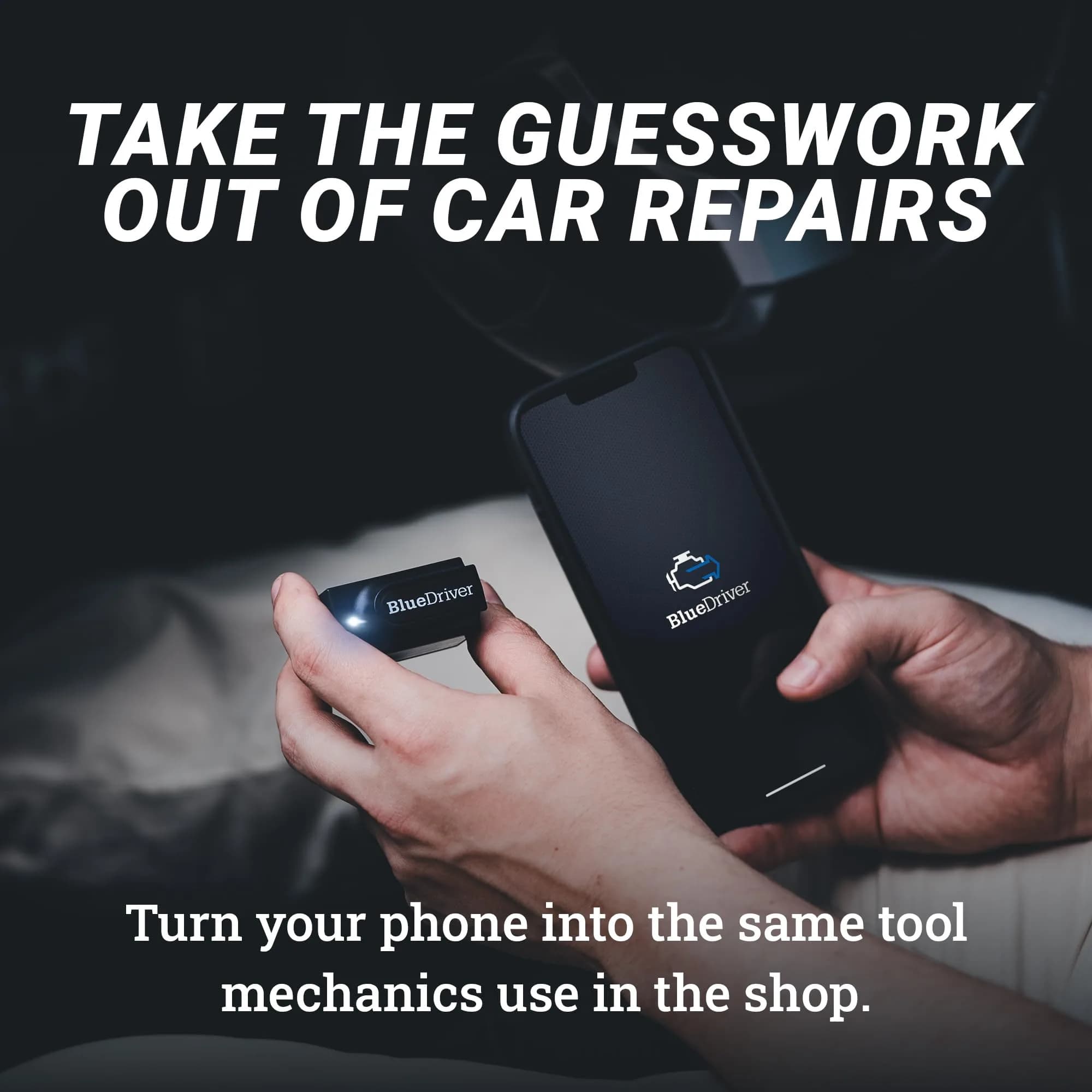 BlueDriver Bluetooth Pro OBDII Scan Tool for iPhone & Android | Diagnose Check Engine, ABS, SRS, Airbag & 7000+ Issues on Vehicles 1996+ - view 2