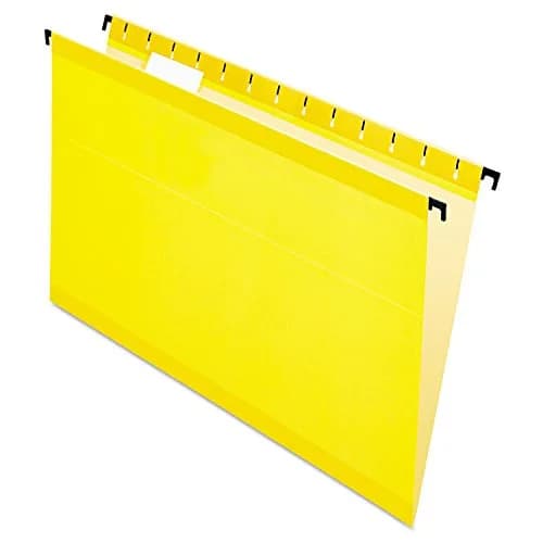 Pendaflex Reinforced Hanging Folders Legal Size Yellow | Heavy-Duty File Storage thumbnail 1