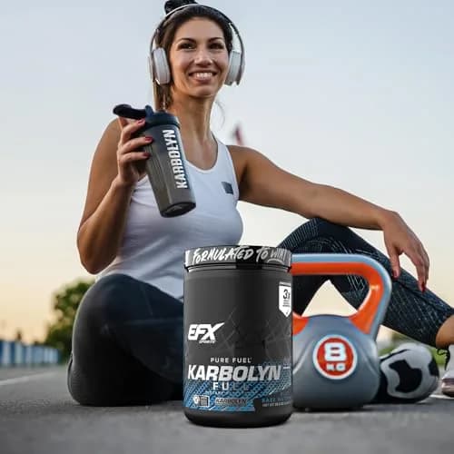 EFX Sports Karbolyn Fuel | Fast-Absorbing Carbohydrate Powder | Carb Load, Sustained Energy, Quick Recovery | Stimulant Free | 18 Servings (Blue Razz Watermelon) thumbnail 7
