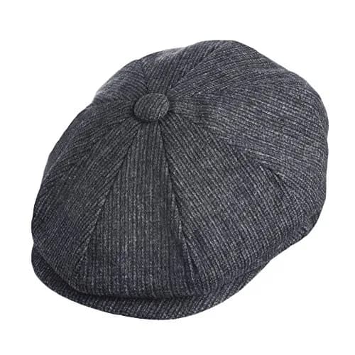 Jaxon & James Newsboy Cap Small Charcoal | Warm, Fully Lined Winter Hat for Women thumbnail 1