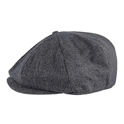 Jaxon & James Newsboy Cap Small Charcoal | Warm, Fully Lined Winter Hat for Women thumbnail 2